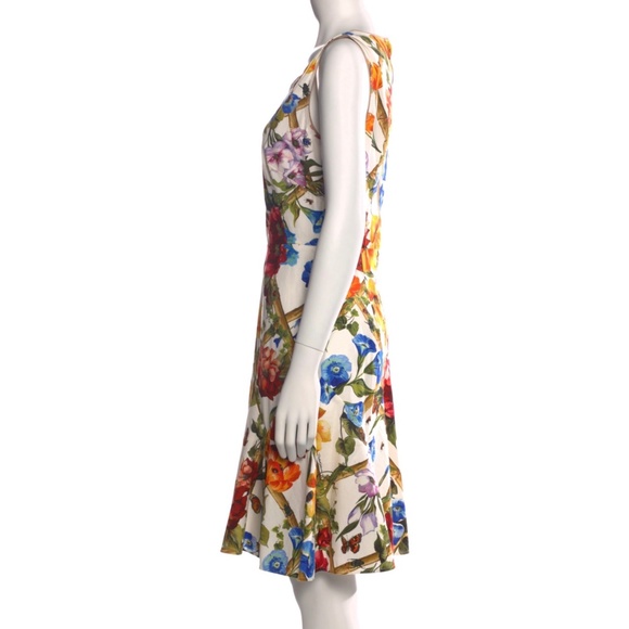 Nwot dolce gabanna bamboo floral print dress - Picture 4 of 6